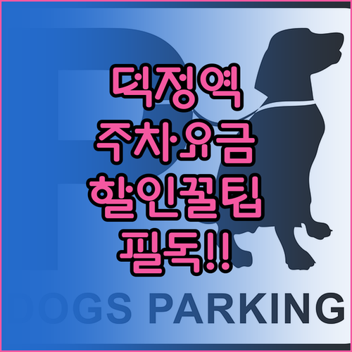 덕정역 공영주차장 1일 주차 요금과 ..