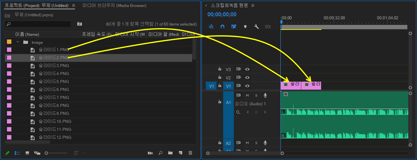 Insert Images to Timeline