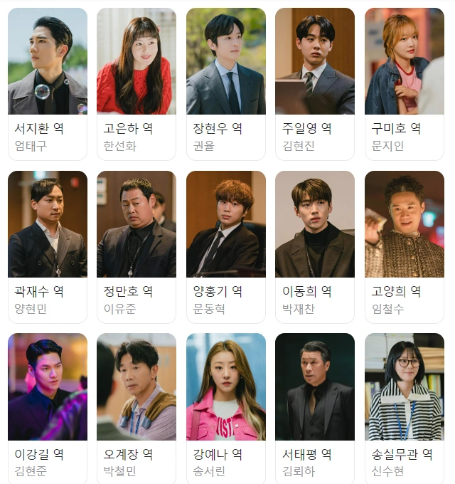 놀아주는 여자 등장인물