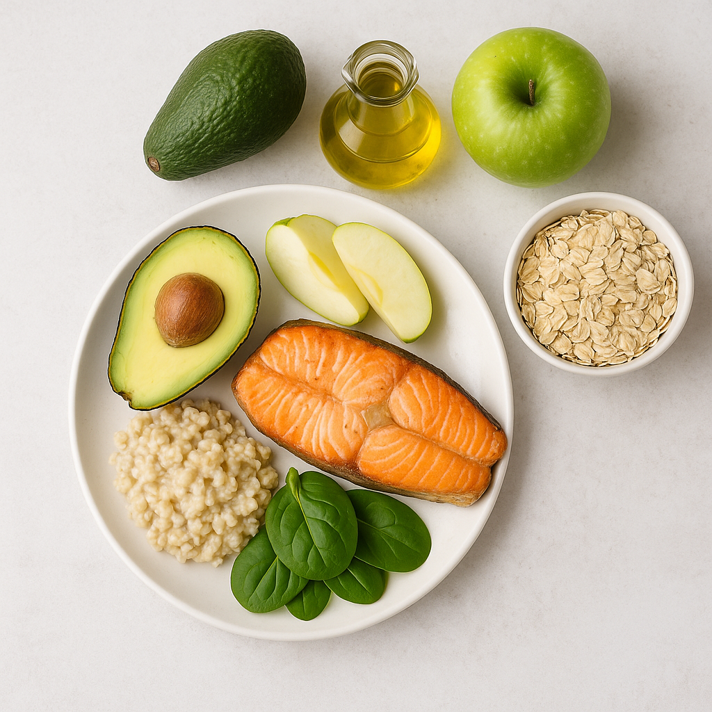 콜레스테롤 수치를 낮추는 식단과 실천법