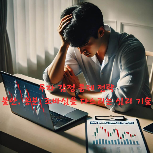 #투자감정관리 #감정통제전략 #심리적투자 #투자심리학 #투자불안 
#흥분투자심리 #조바심투자 #감정매매 #투자자습관 #행동경제학
