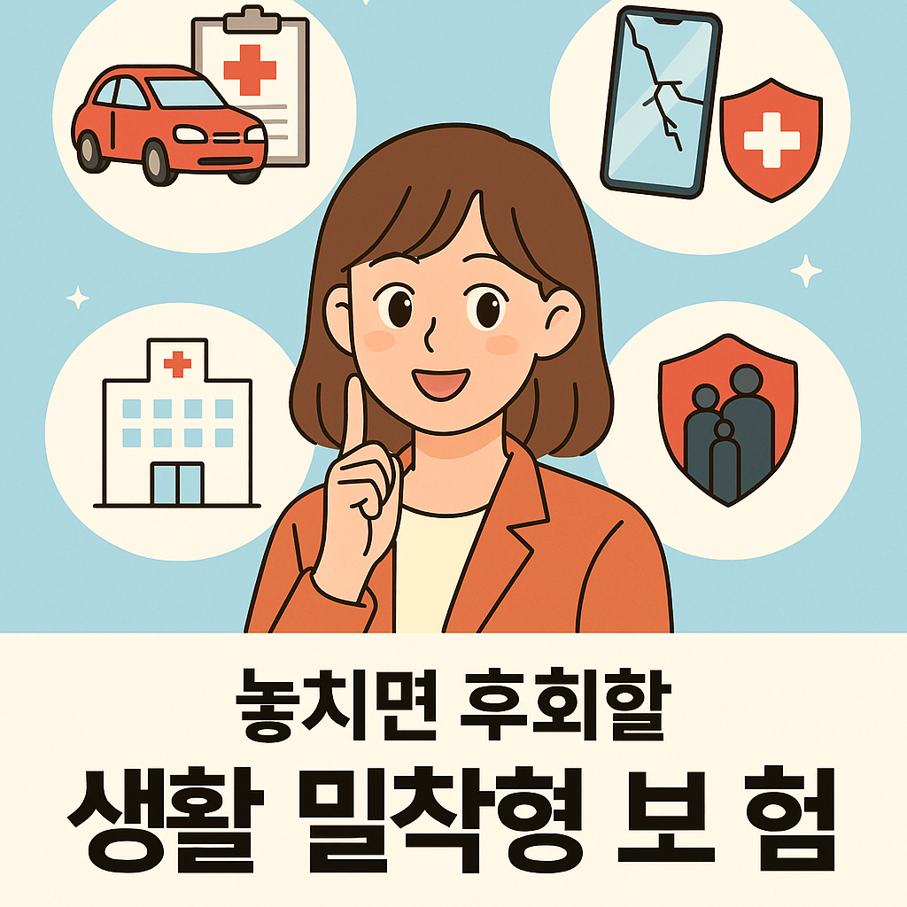 놓치면 후회할 생활 밀착형 보험, 지금 준비해야 할 이유
