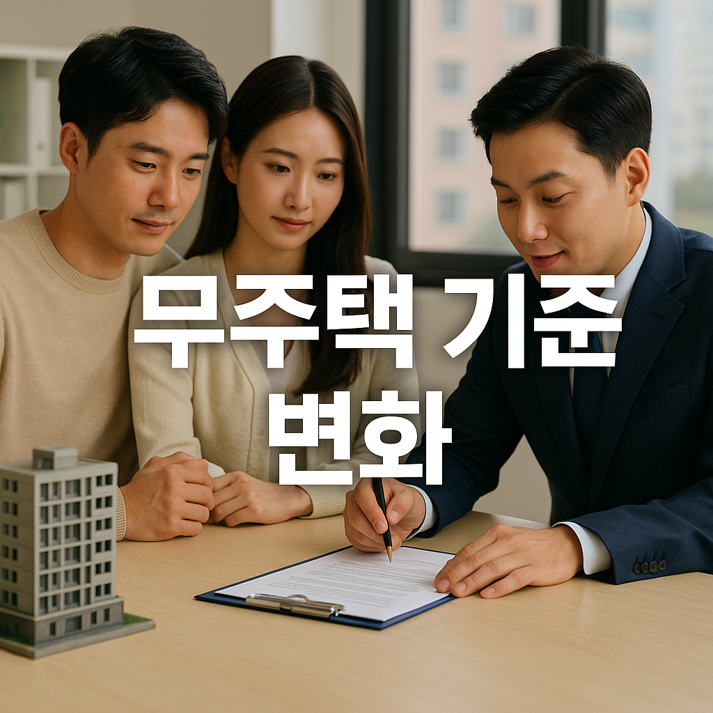 무주택자 기준 변경