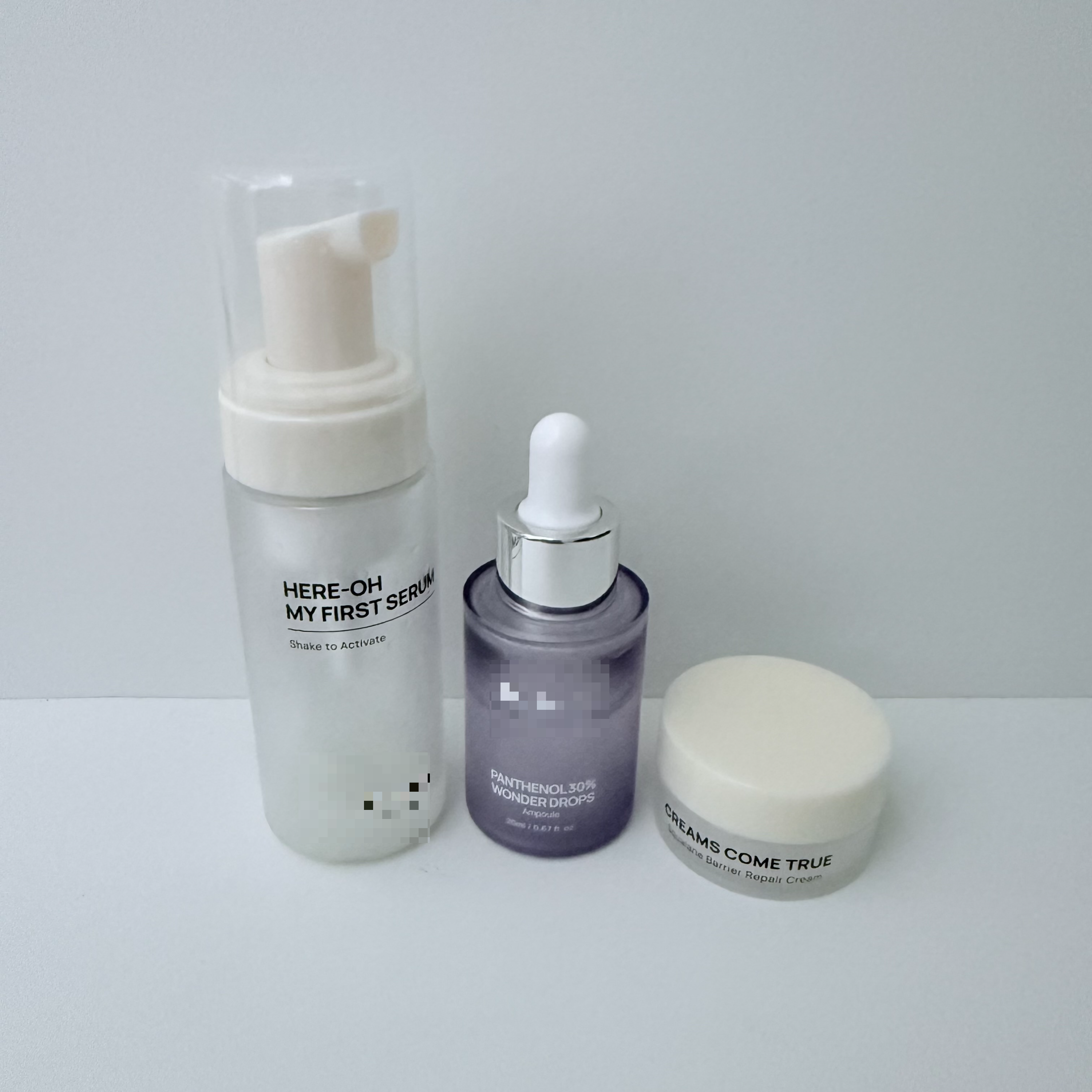 피부장벽 회복을 위한 3단계 스킨케어 루틴 스킨 앰플 크림 구성