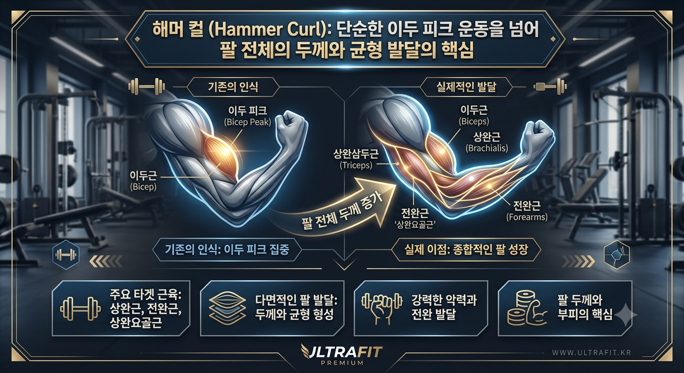 해머컬 팔 전체의 두께와 균형 발달의 핵심