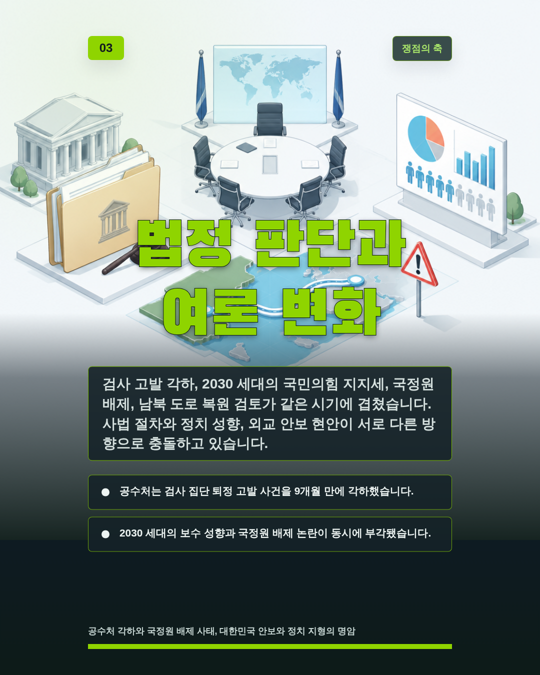 법정 판단과 여론 변화