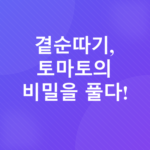 방울토마토 키우기_1