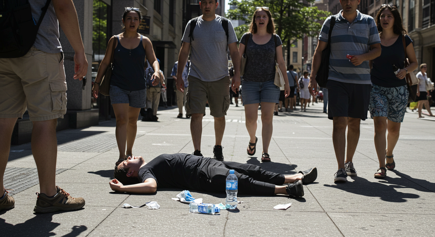 몸이 뜨겁고 식은땀이 나지 않으면 열사병 의심!