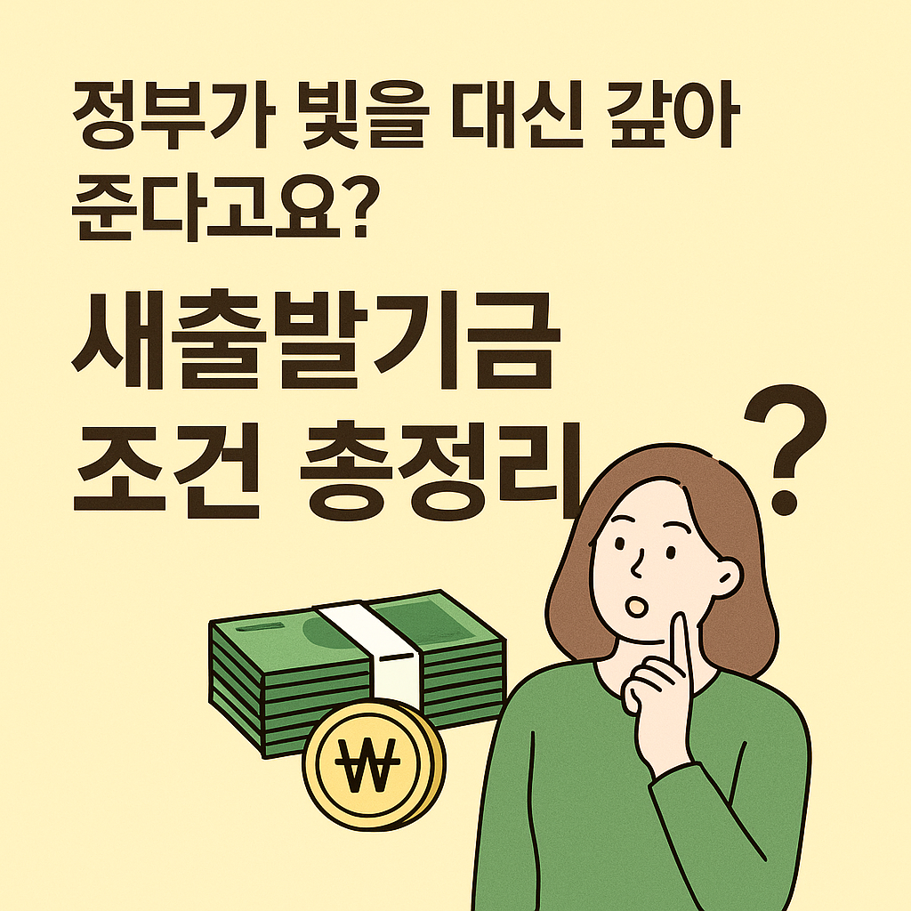 새출발기금 조건