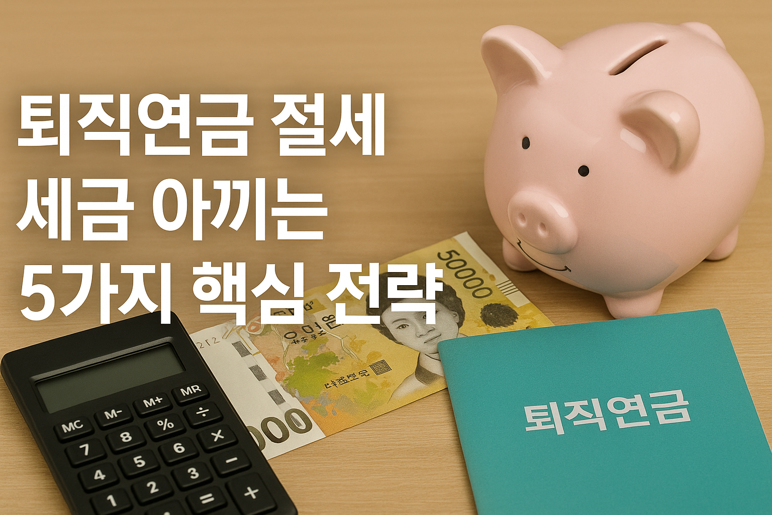 퇴직연금 절세, 세금 아끼는 5가지 핵심 전략