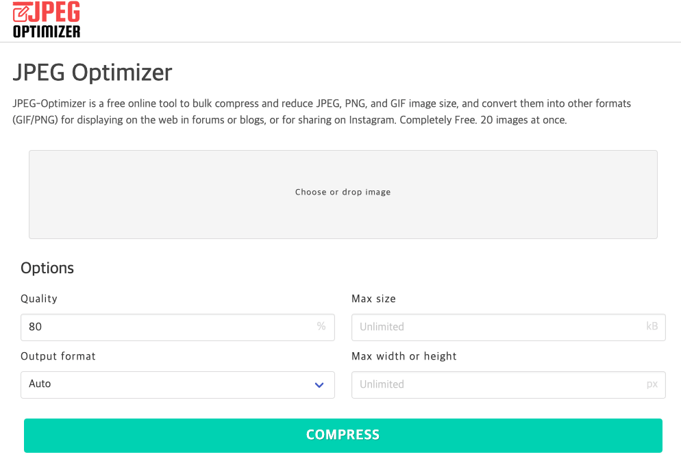 jpeg-optimizer-홈페이지