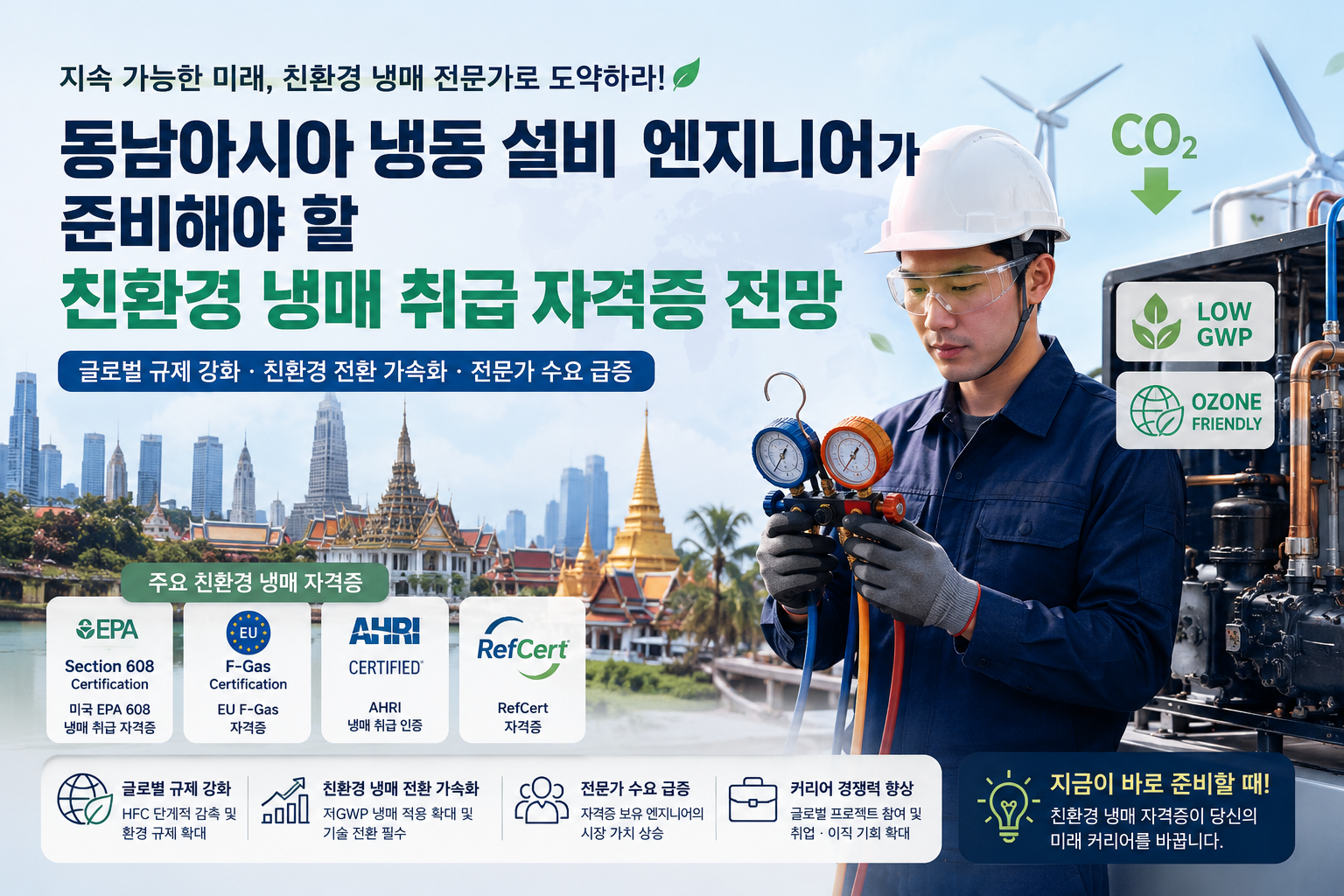 친환경 냉매 취급 자격증 전망