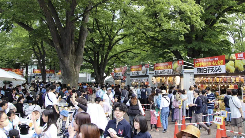 요사코이 소란 축제 푸드파크