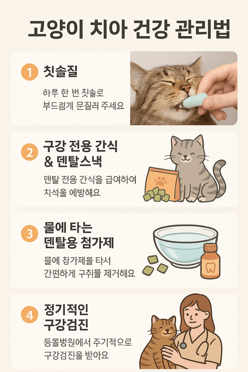 고양이 치아 건강 관리법 완벽 가이드