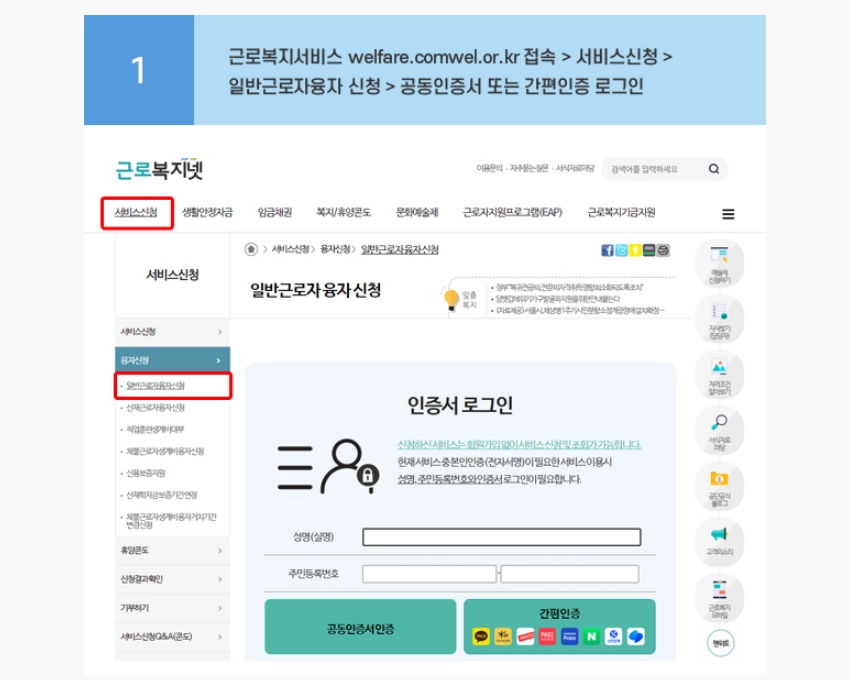 생활안정자금 융자신청 신청자격,융자한도