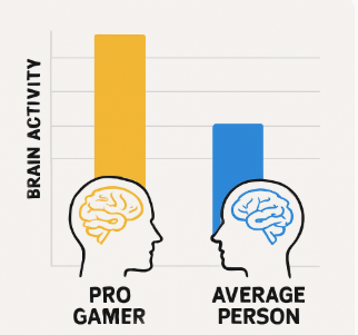 프로게이머와 일반인의 뇌 발달 비교