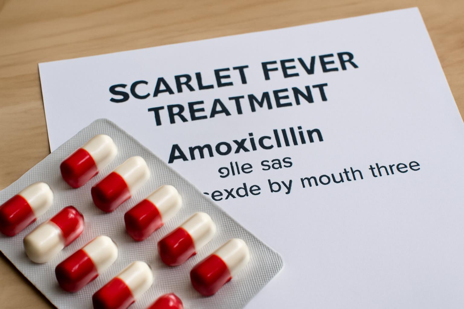 성홍열 치료 항생제