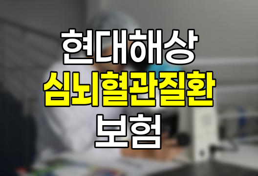 현대해상 심뇌혈관질환주요치료비 보험 상세 분석, 보장 조건, 장단점 및 약관 해설 관련 정보