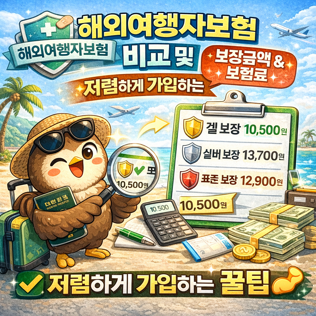 해외여행자보험 가입하러 가기