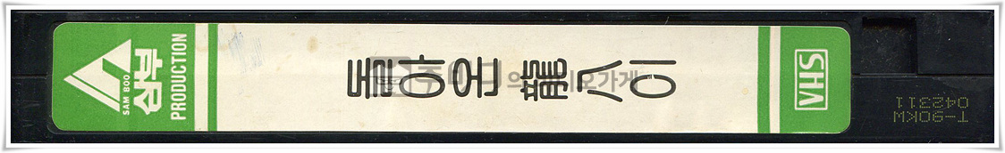 돌아온용팔이-비디오테이프 옆면