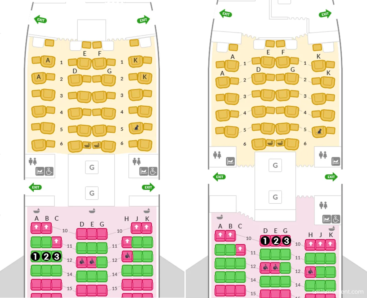 로마-인천-추가요금-사전좌석배정-변경-아시아나항공-oz562