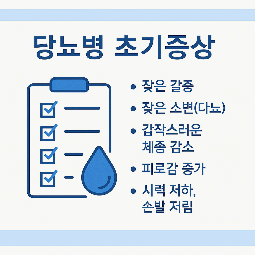 당뇨병 초기증상