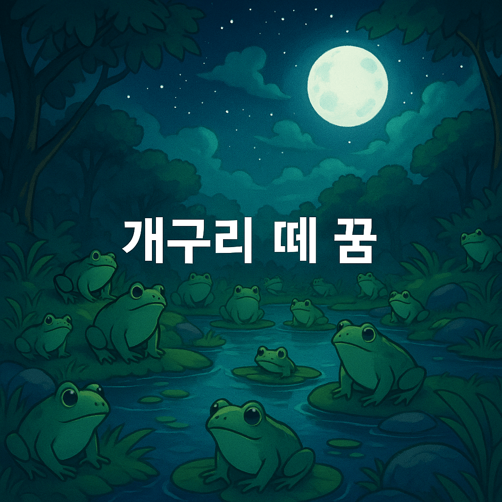 개구리 떼 꿈 해몽