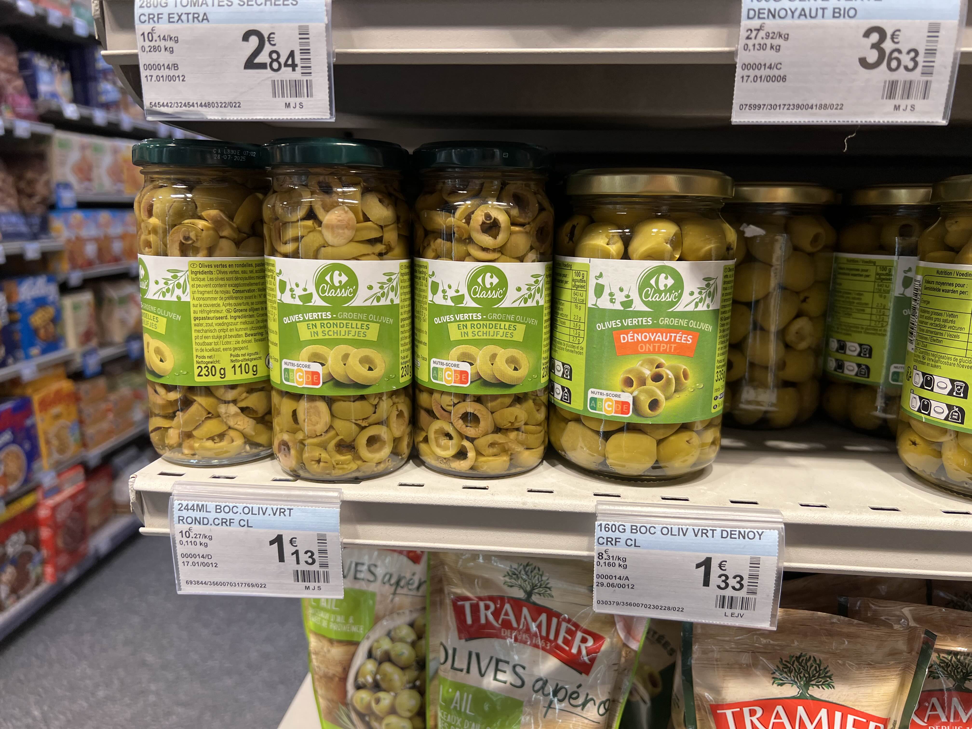 프랑스 마트 올리브