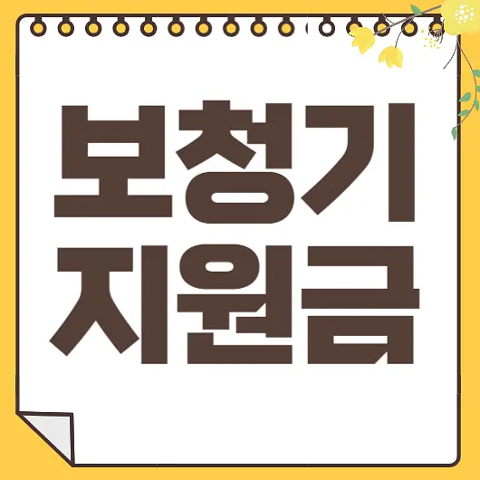 보청기 지원금