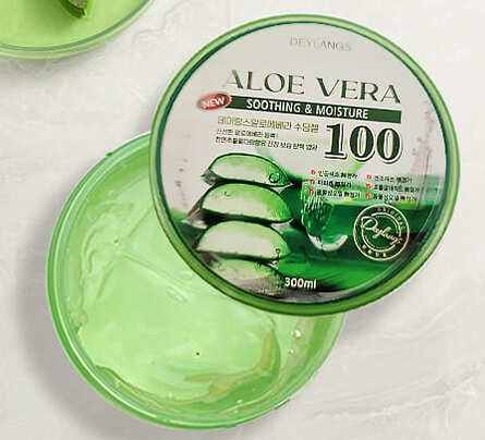 알로에 수딩젤 사용법 햇빛에 탄 피부라면? 따라해보기