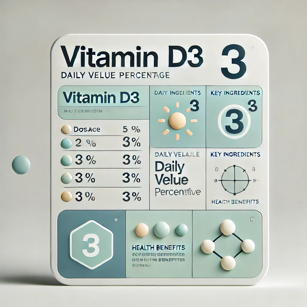 비타민 D3의 효능 및 부작용과 하루 권장량 알아보기