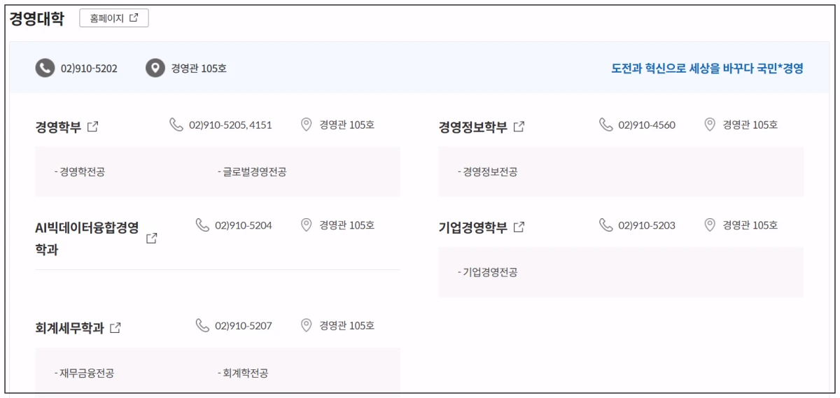 국민대-경영대학