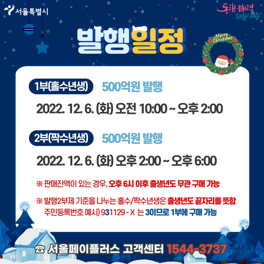 서울사랑상품권 안내 사진