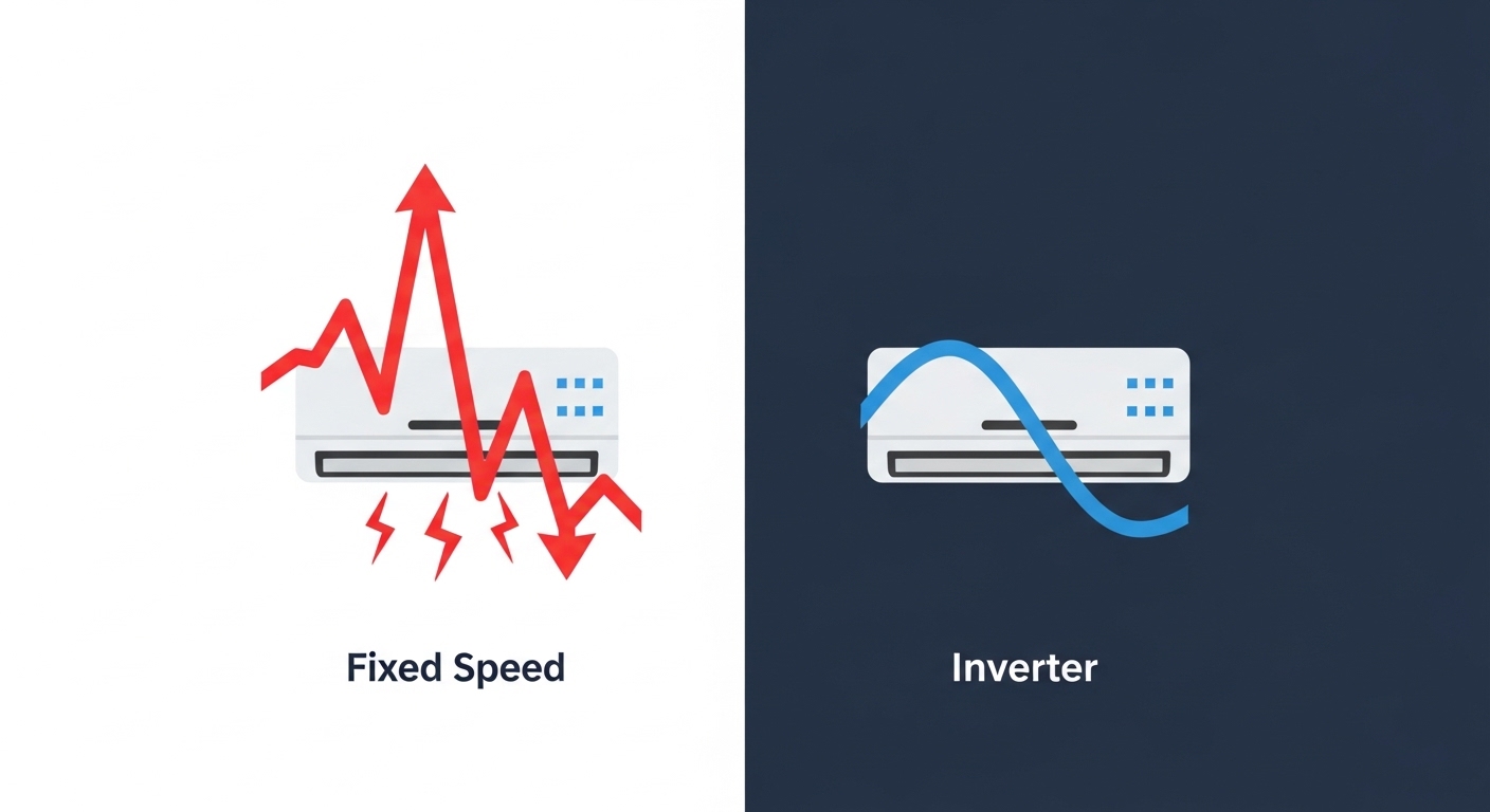 에어컨전기세절약방법인버터형