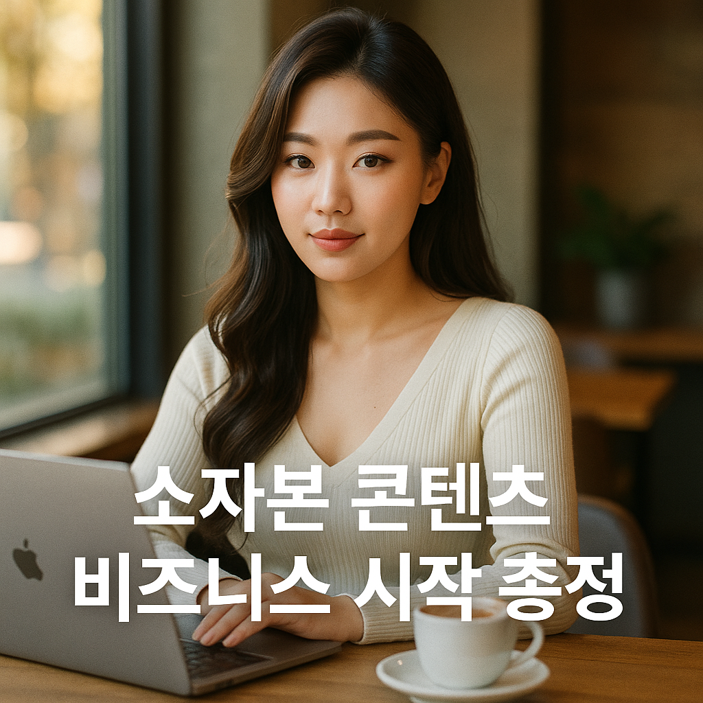 소자본으로 콘텐츠 비즈니스 시작하는 방법 총정리!