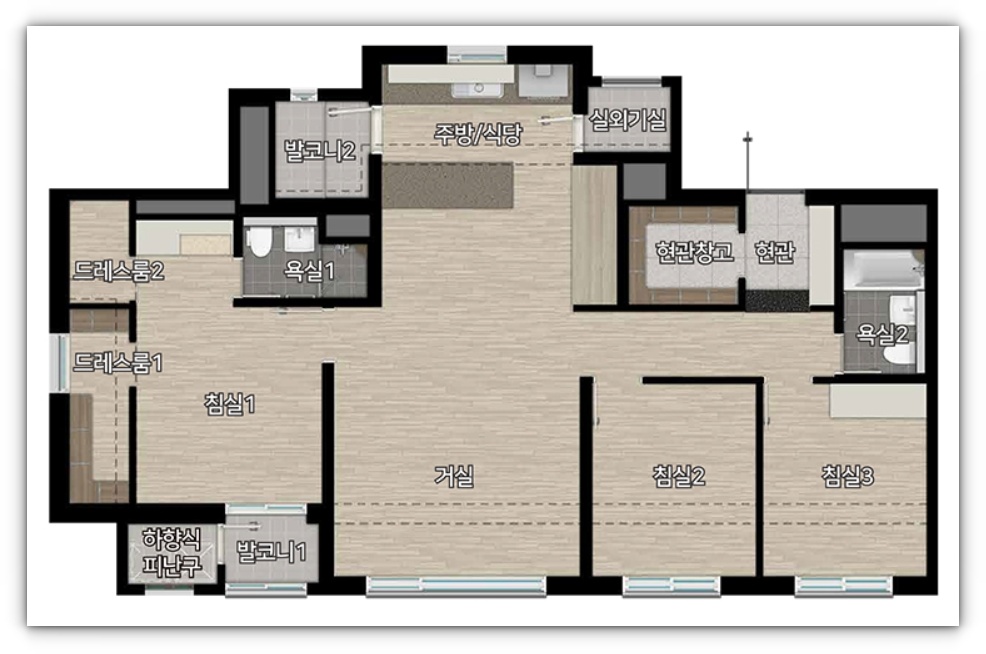 힐스테이트 두정역 평면도 안내 (4)