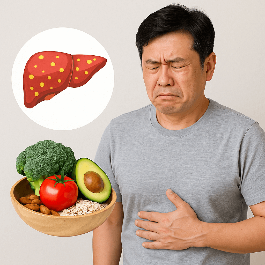 건강한 식습관이 간을 살리는 이미지