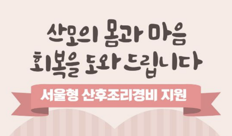 서울형 산후조리경비 바우처 지원