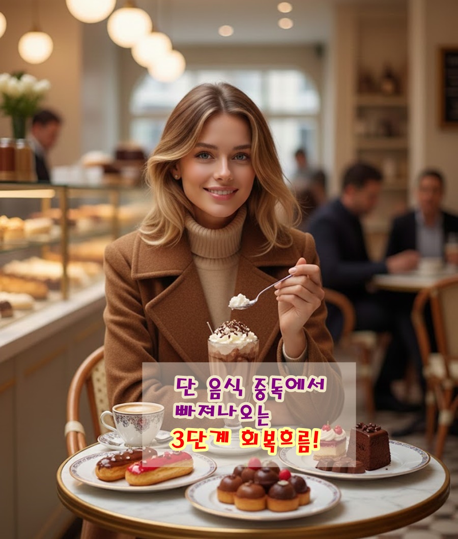 단 음식 중독에서 빠져나오는 3단계 회복 흐름!