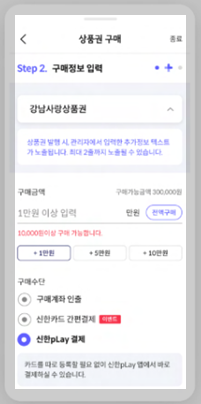 서울사랑 상품권 