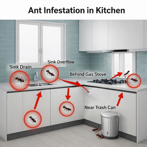 주방 해충 예방, 바퀴벌레와 개미 차단하는 청결 관리법