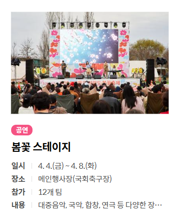 여의도 벚꽃 축제