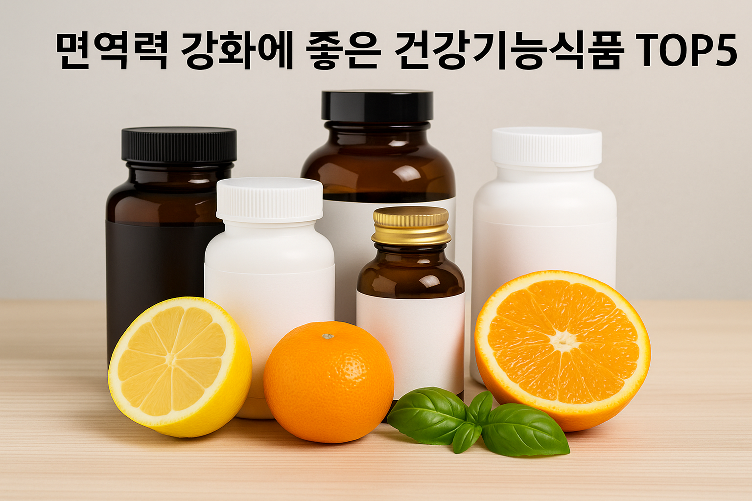 면역력 강화에 좋은 건강기능식품 TOP5 관련 사진