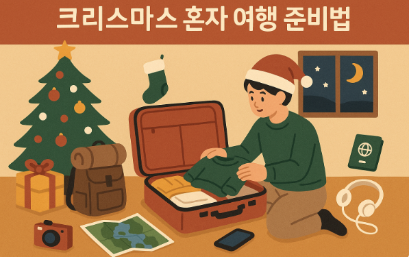 크리스마스 혼자 여행 관련 사진