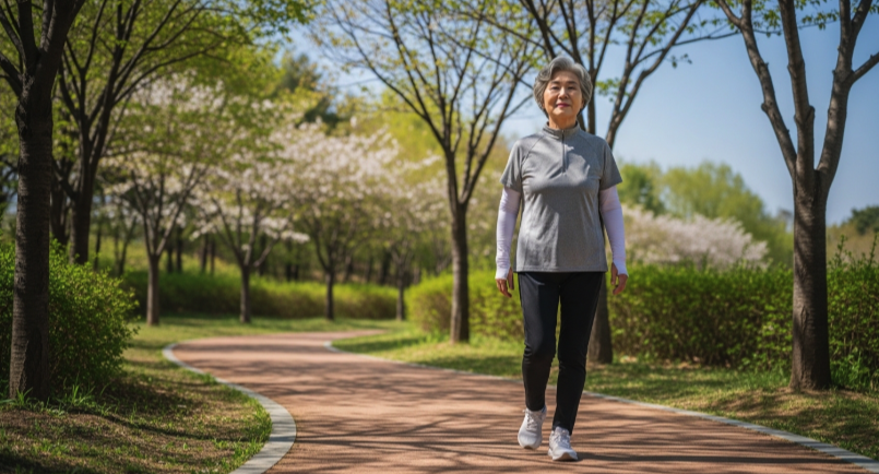 등근육 강화 꾸준한 걷기