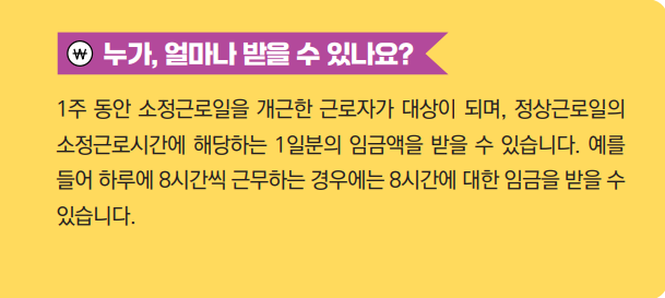 최저시급과 주휴수당