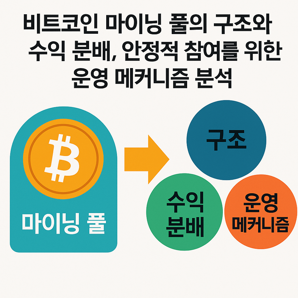 비트코인 마이닝 풀의 구조와 수익 분배, 안정적 참여를 위한 운영 메커니즘 분석