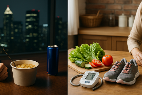 대사증후군 (서울 vs 지방, 건강격차, 생활패턴)