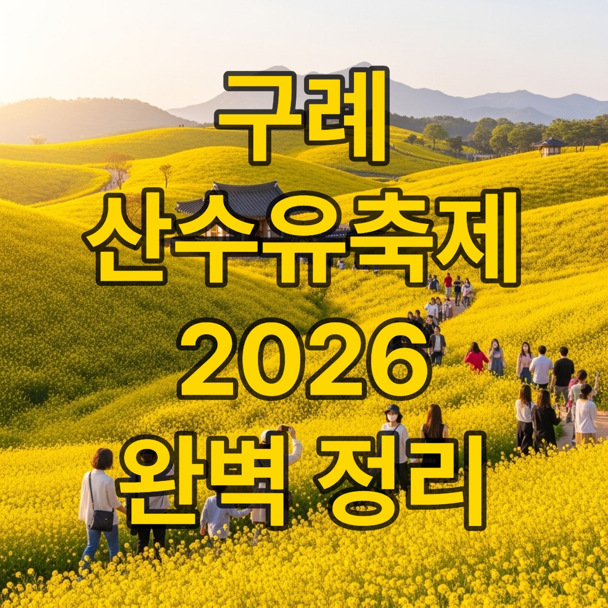 구례 산수유축제기간