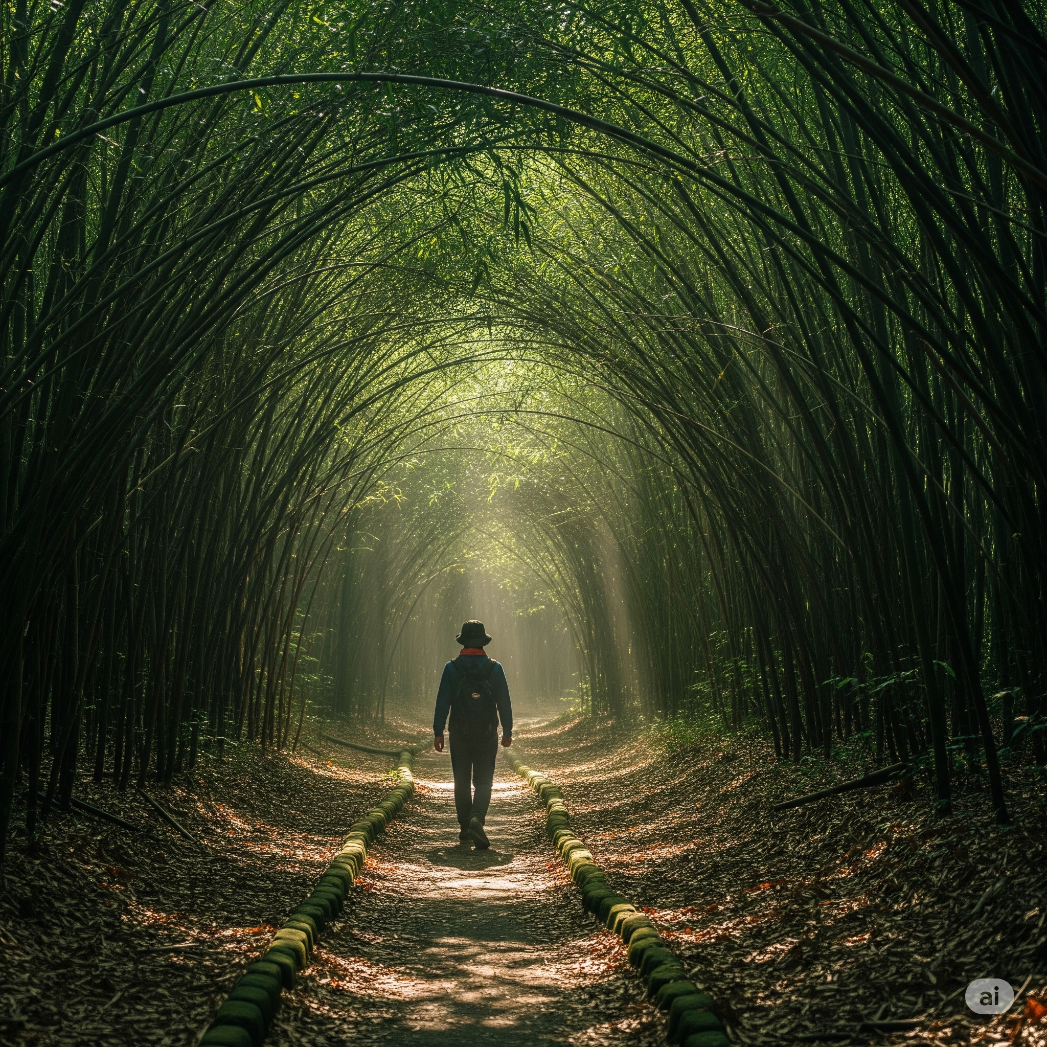 대나무숲, 그 푸른 침묵 속으로: 죽녹원 산책기